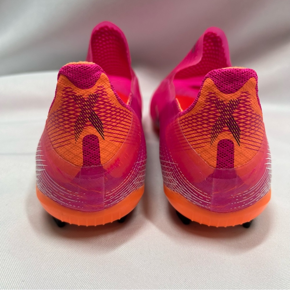 NWOT Adidas X Ghosted Junior FG Soccer Cleats Laceless Pink Kids Girls Size 4 - Picture 5 of 9